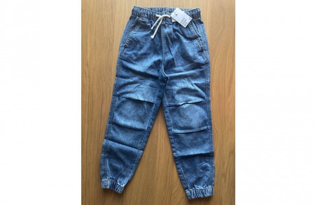 Új 128 7-8Y H&M Twilljogger Gyerek Farmer Nadrág Hosszú Kék