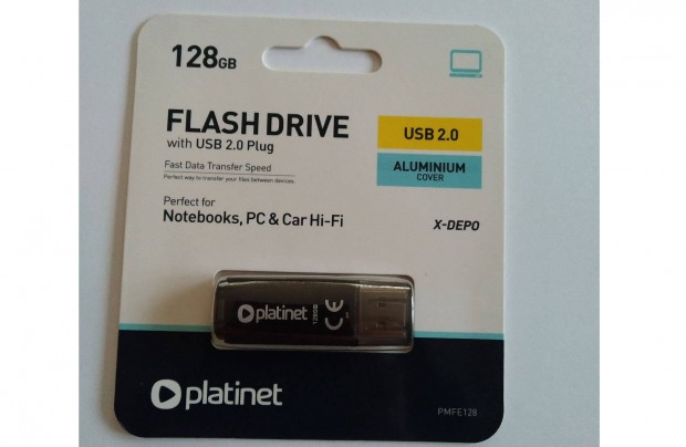 j 128 GB-os Platinet pendrive, flashdrive