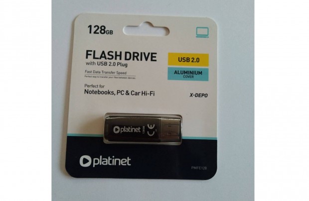 j 128 GB-os Platinet pendrive, flashdrive