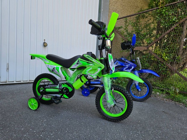 Új 12 colos gyerek cross krossz motor bicikli kerékpár kormányon moto