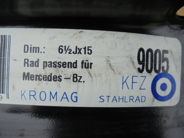 j 15-s 5 x 112-es ( KFZ) lemezfelni elad