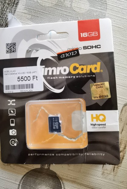 j 16 GB Micro SD krtya 