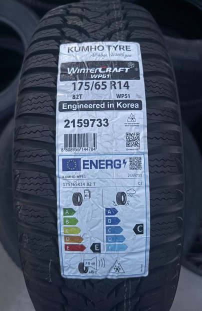 j 175/65R14 Kumho Wintercraft tli gumi szett dot21 175/65 R14 