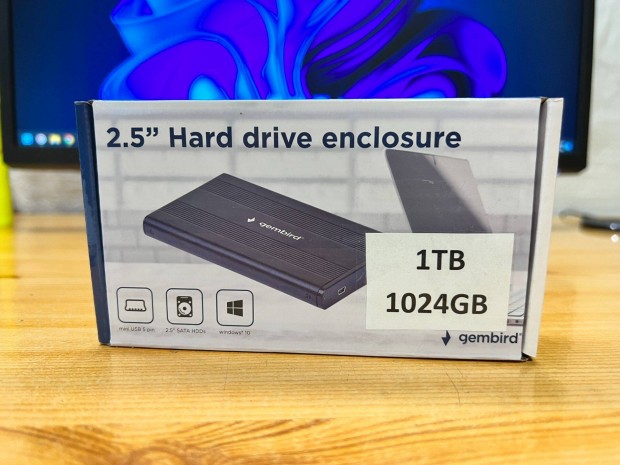 j 1TB (1024GB) USB kls merevlemez adattrol