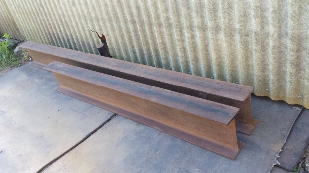 Új 200-as acél vas gerenda acélgerenda vasgerenda áthidaló 146x215 cm