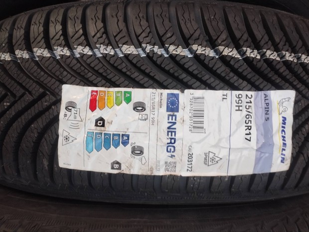 j 215/65 17 Michelin tli gumi r17 " dot4222