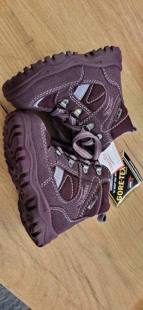 Új 21 méret Kislány csizma bélelt vízálló de szellőző Gore-Tex bakancs