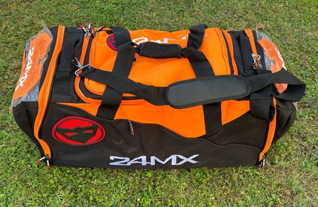 Új 24MX narancs/fekete cross táska, sporttáska, utazótáska, gearbag