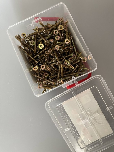 Új 250 db-os Parkside facsavar 5x50 mm süllyesztett fejű T25