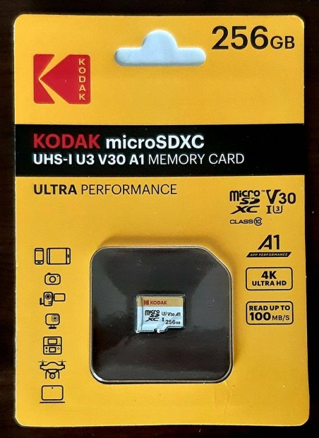 j 256GB Micro SD krtya elad