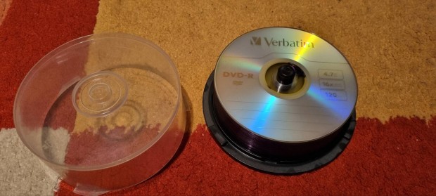 j 25 db-os Verbatim DVD-R 4.7GB 16x rhat DVD 