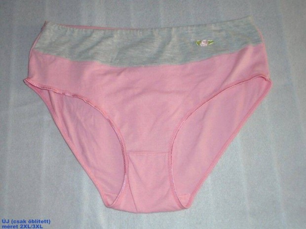 Új 2 XL / 3XL méretű rózsaszín bugyi (méret 2XL / 3XL)