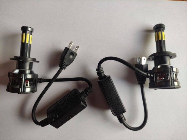 Új 2 x 8 oldalú Canbus H7 Led fényszóró 120W 20000lm IP68 6000K 12-24V