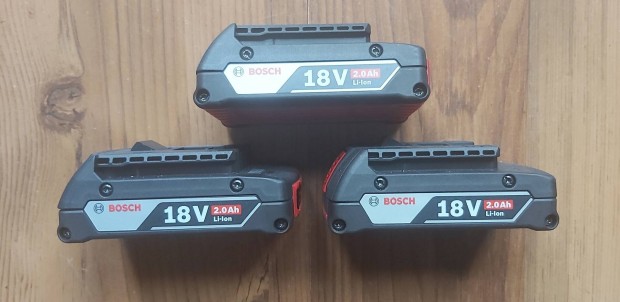 j 2ah Bosch 18V akkumultor (3db ipari kk gpekhez)