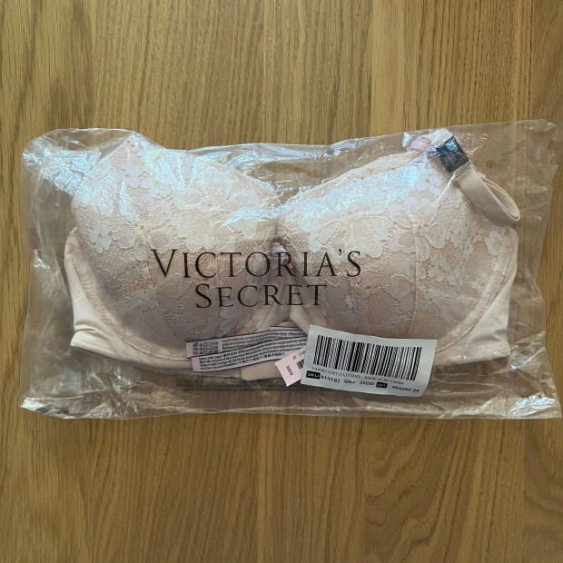 Új 32 DD Victoria's Secret Csipke Testszínű Melltartó Bézs Barna