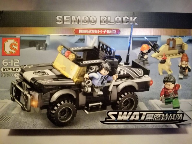 j 339 db rendr SWAT dzsipp szett rendrsg ptjtk LEGO utnzat