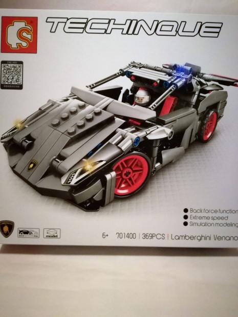 j 369 db-os Lamborghini szett sportaut aut ptjtk LEGO utnzat