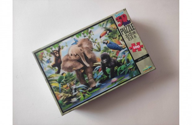 j 3D puzzle, dzsungel mintval
