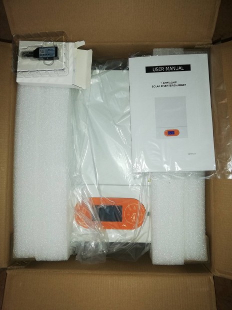 Új 3,2Kw 24v napem hibrid inverter + lítium akku!