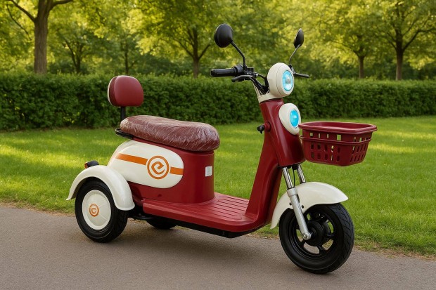 Új 3 Év Garancia Elektromos MOPED Elektromos Robogó Tricikli Bicikli