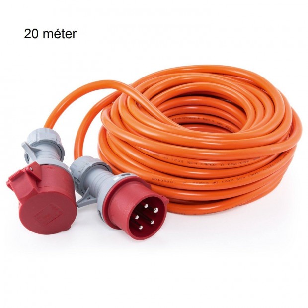 Új 400V ipari hosszabbító 5x2,5 380v 5 pólusú 3 fázis 11KW autó töltő