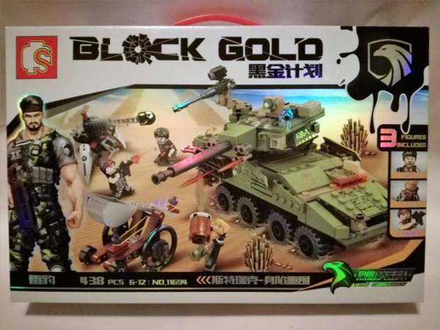 j 438 db-os katonai LEGO tank harckocsi szett pnclkocsi