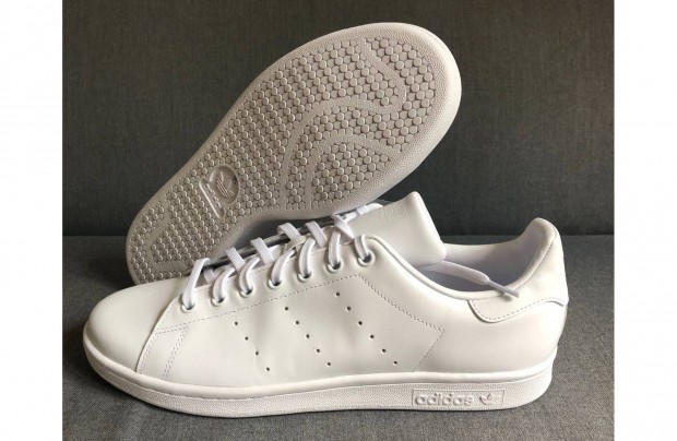 Uj 46 Adidas Stan Smith Feher Bor Ferfi Cipo Sneaker