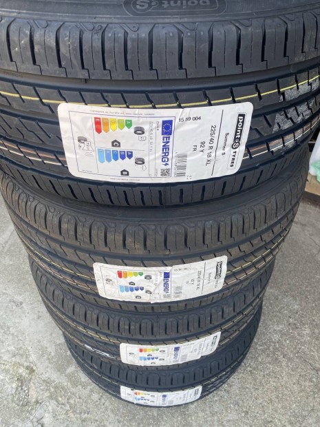 Új 4 db R 18 colos nyári gumi