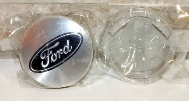j 4db Ford felni kupak ezst - fekete logos 54.5mm