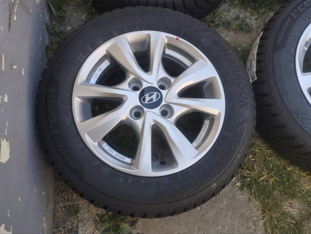 Új 4x100 14 Hyundai i10 gyári - 175/65 r14 " Hankook téli dot24