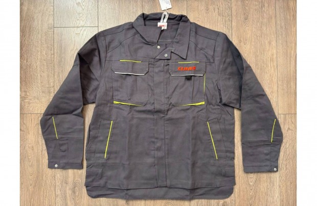 Új 54 56 60 L XL 3XL Claas Munkáskabát Munkavédelmi Kabát Szürke