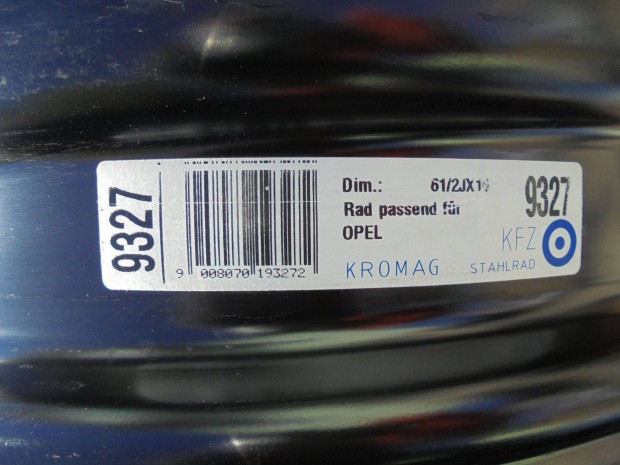 �j 5 x 115-�s KFZ lemezfelni ( Opel -Chevrolet )