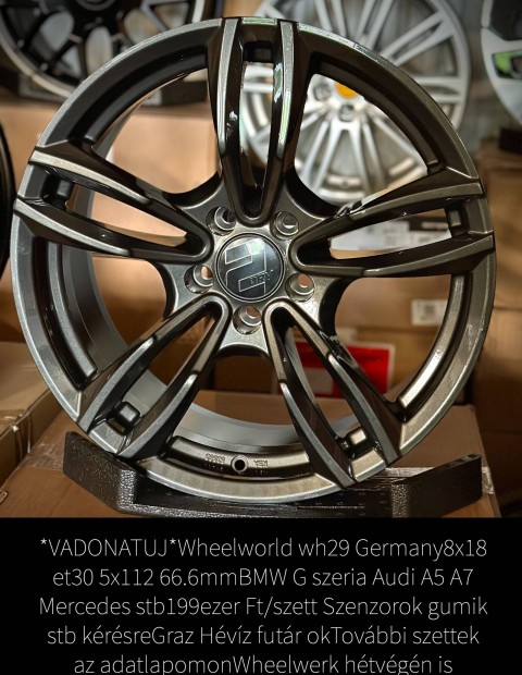 Új 5x112 18zoll Alufelnik Bmw Audi stb