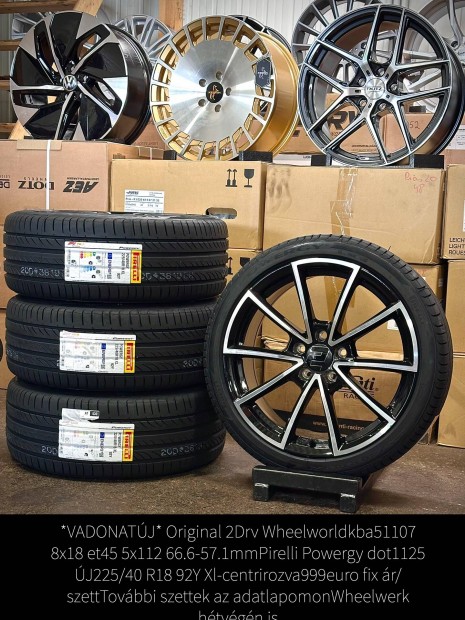 Új 5x112 18zoll alufelnik új nyári gumikkal 225/40 R18