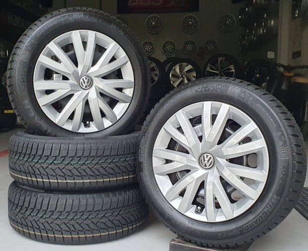 j 5x112 Volkswagen lemezfelni 205/55 R16 tli gumik /K221