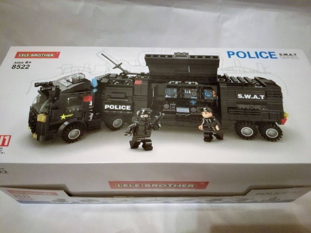 j 618db-os rendr SWAT kamion szett 25 fle LEGO utnzat
