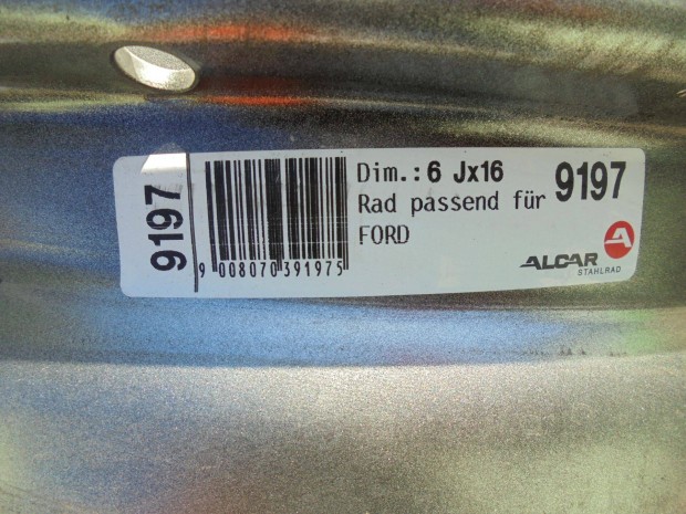 j 6 x 180-as TGK ( Ford ) lemezfelni elad