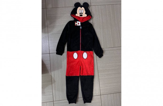 j 7-8 v (128) Disney Mickey pizsama, jelmez, overl