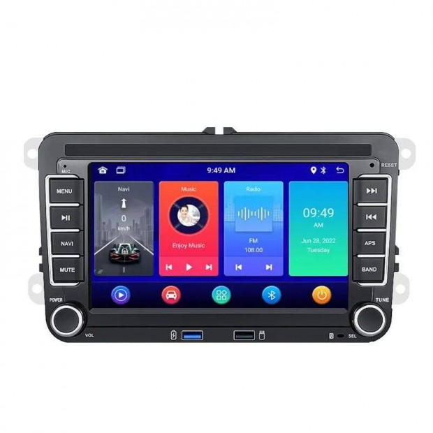 j 7" VW Polo EOS Touran T6 Android Navigci multimdia 2GB Carplay