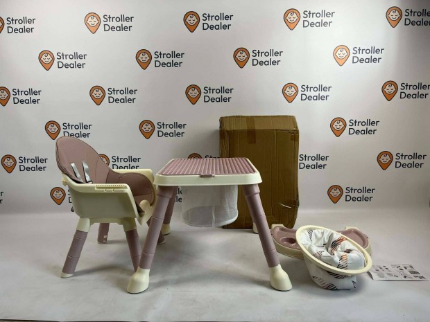 �j 7in1 Tronas Bebe Portatil etet�sz�k legoz�, dupl�z� asztallal