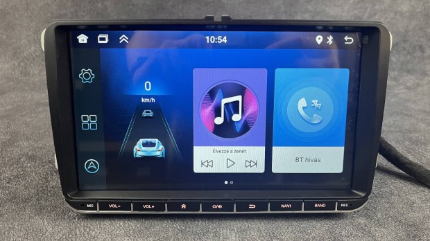 Új 9" Volkswagen Polo EOS Touran T6 Android Navigáció 2+32GB Carplay