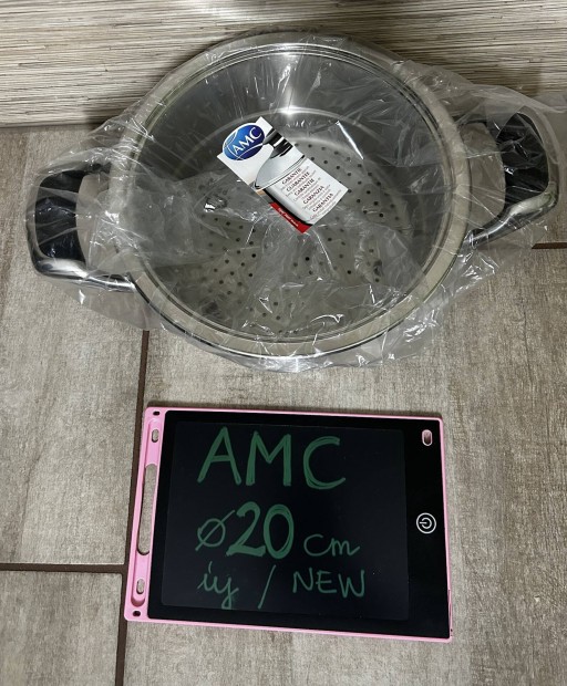 Új AMC újabb típusú szűrő pároló edény 20 cm