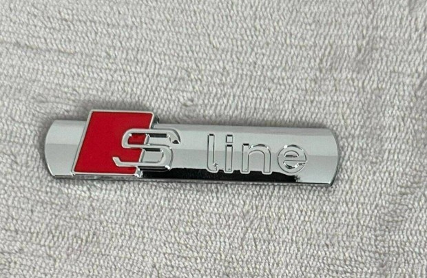 j AUDI S-LINE Sline JEL Logo Emblma Felirat Matrica