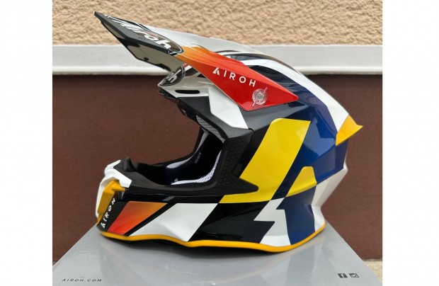 j Airoh Twist 2.0 Lift fehr/kk enduro, cross sisak, buksisak (L)