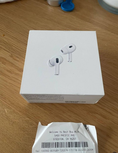 Új Airpods Pro 2 USB-C Garanciális + Bolti számla + 1 év Apple Garanci