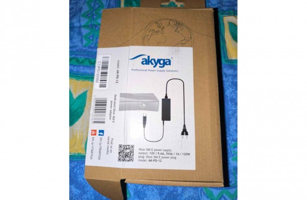 Új Akyga AK-PD-12 Xbox 360E hálózati töltő adapter
