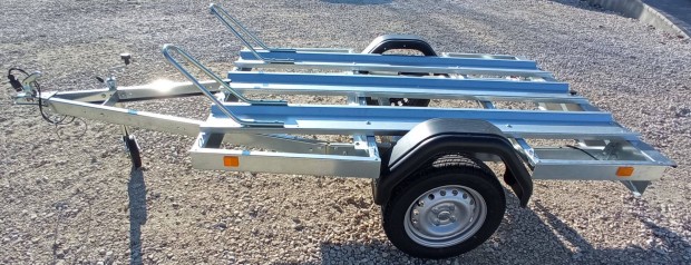 Új Alfa 12015MT75.2 1-2 Motorkerékpár (kisebb quad) utánfutó 750kg