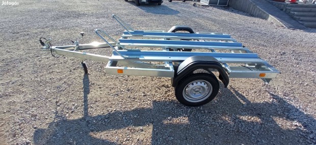 Új Alfa 12015MT75.2 1-2 Motorkerékpár utánfutó 198x110cm 750kg
