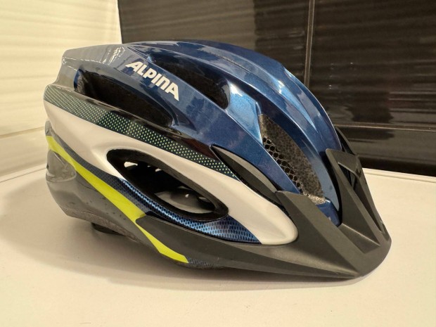 Új Alpina MTB17 Kerékpáros Sisak 58-61 cm védősisak biciklis sisak