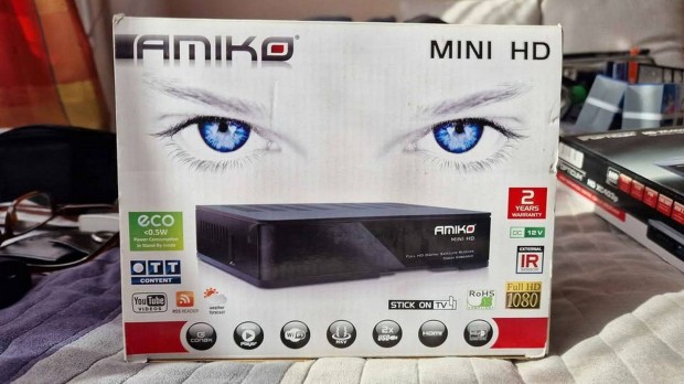 Új Amikor Mini HD satelit TV vevő médealejátszóval eladó